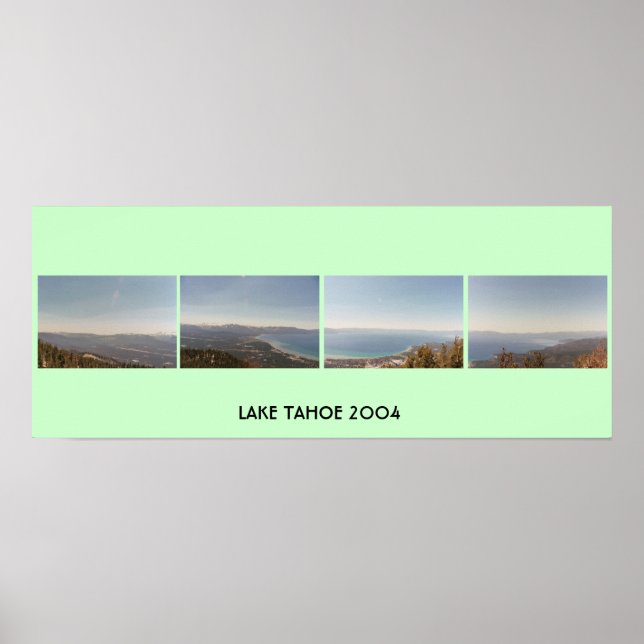 Lake Tahoe Poster (Vorne)