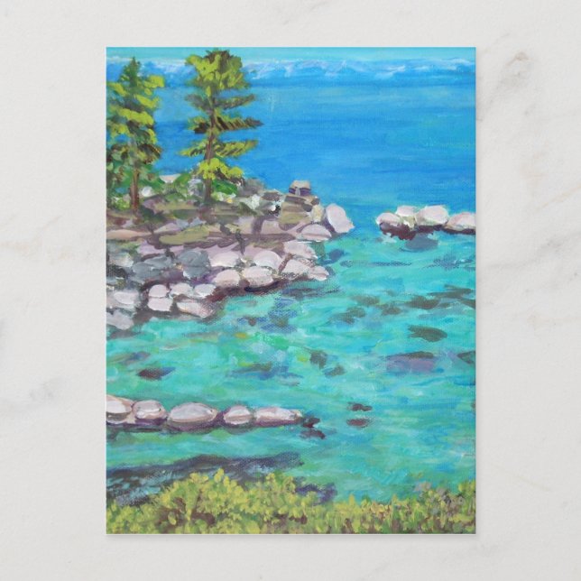 Lake Tahoe Postkarte (Vorderseite)
