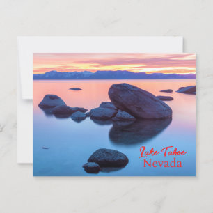 Lake Tahoe Postkarte