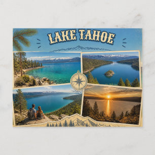 Lake Tahoe Postkarte