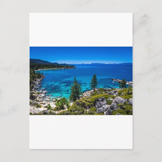 Lake Tahoe Postkarte (Vorderseite)
