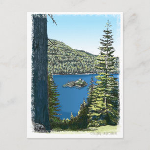 Lake Tahoe Postkarte