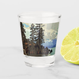 Lake Tahoe Shot glass Schnapsglas