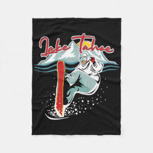 Lake Tahoe Sierra Nevada California Snowboarding S Fleecedecke