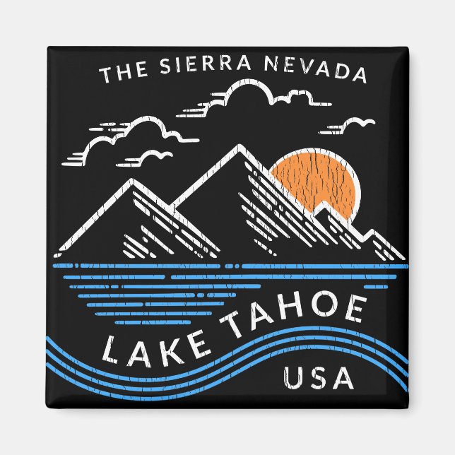 Lake Tahoe Sierra Nevada Magnet (Vorne)