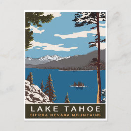 Lake Tahoe, Sierra Nevada, Reisen Postkarte