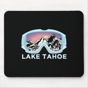 Lake Tahoe Skidesign Lake Tahoe Skifahren Schnee G Mousepad