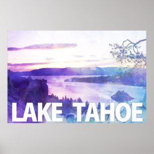 Lake Tahoe Smaragdbucht Poster