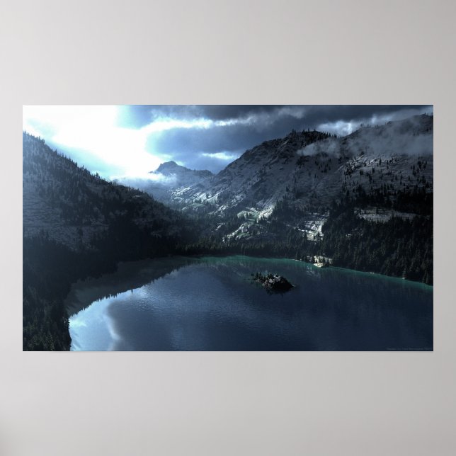 Lake Tahoe Storm Poster (Vorne)