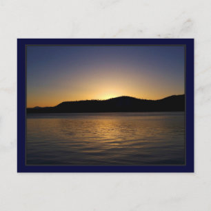 Lake Tahoe Sunset Postkarte