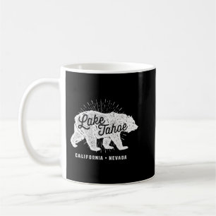 Lake Tahoe Vintag Retro Bär California Nevada Kaffeetasse