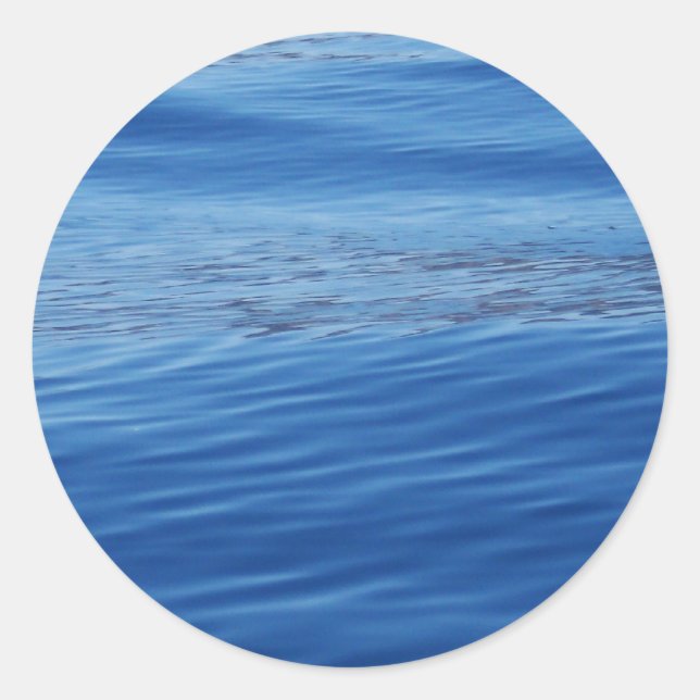 Lake Tahoe Water Runder Aufkleber (Vorderseite)