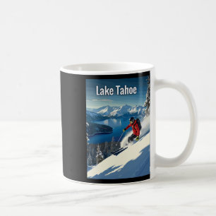Lake Tahoe Winter-Ski-Abenteuer Kaffeetasse