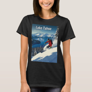 Lake Tahoe Winter Skiabenteuer T-Shirt