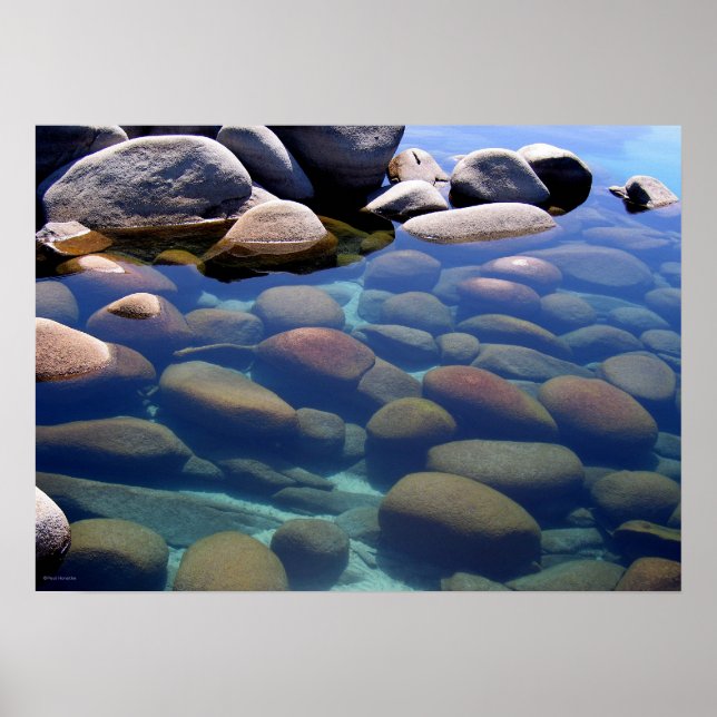 Lake Tahoe Winter Stillwasser 2 Poster (Vorne)