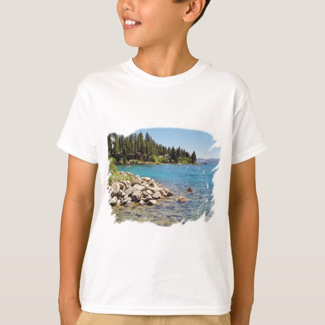 Lake- Tahoet-shirt Entwurf T-Shirt (Vorderseite)