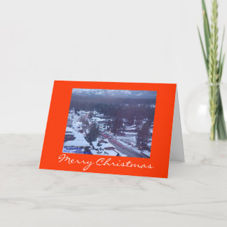 Lake- Tahoeweihnachtssammlungs-Karten Feiertagskarte