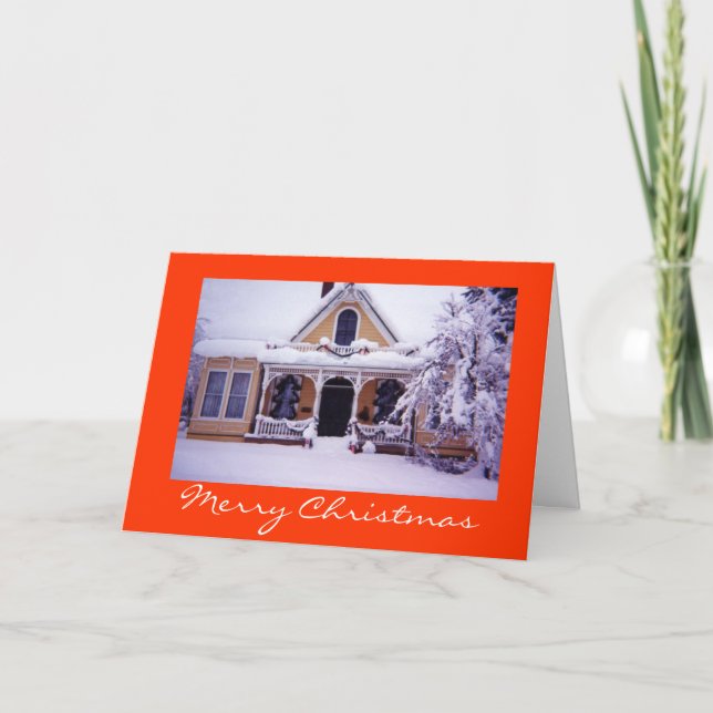 Lake- Tahoeweihnachtssammlungs-Karten Feiertagskarte (Vorderseite)