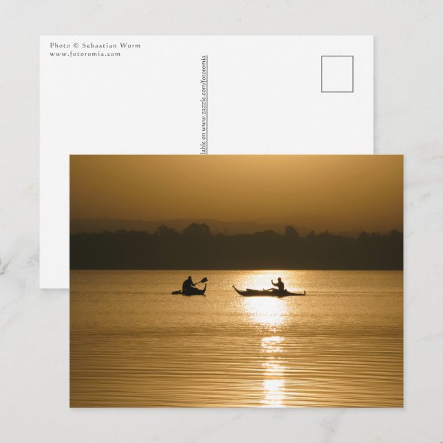 Lake Tana Ethiopia Postkarte (Vorne/Hinten)