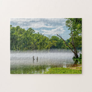 Lake Taneycomo Summer Fog Jigsaw Puzzle