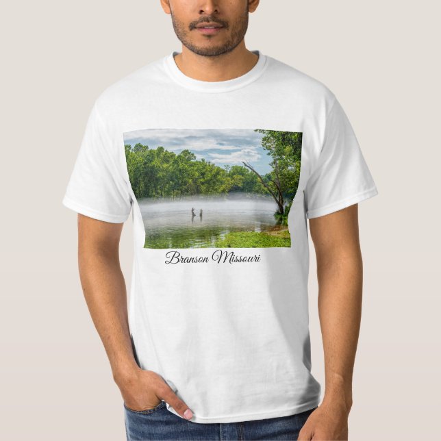 Lake Taneycomo Summer Fog T - Shirt (Vorderseite)