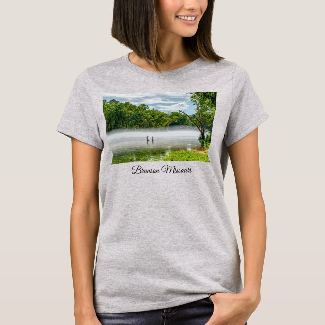 Lake Taneycomo Summer Fog T - Shirt (Vorderseite)