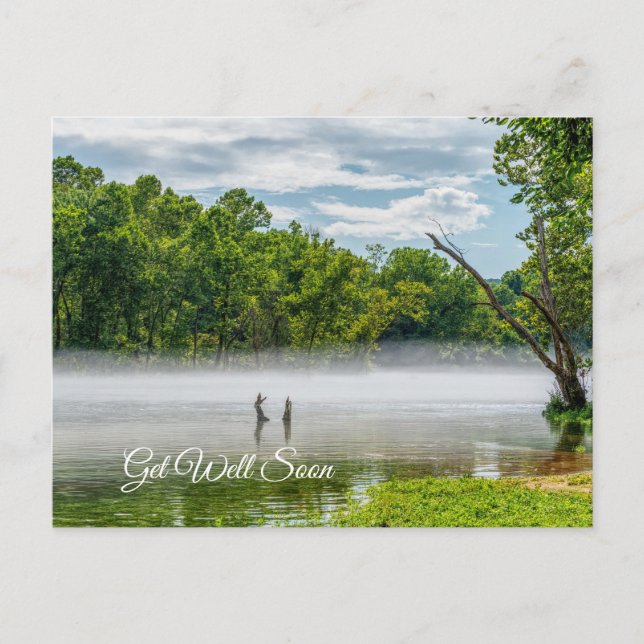 Lake Taneycomo Summer Fog wird bald gut Postcard Postkarte (Vorderseite)