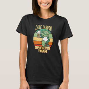 Lake Tarpon Trinkteam Lustiger Fisch Bier Angeln T-Shirt