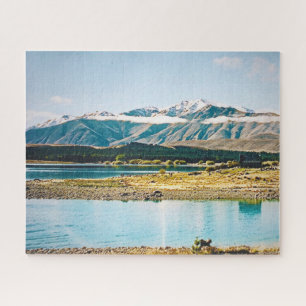 Lake Tekapi New Zealand South Island Reise Puzzle