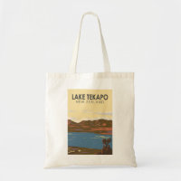 Lake Tekapi New Zealand Vintager Rundgang Kunstgie