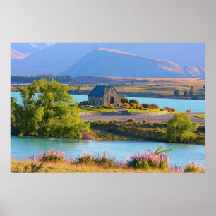 Lake tekapo neues Zealand Landschaftsposter AUS 8, Poster