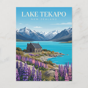 Lake Tekapo Neuseeland Postkarte