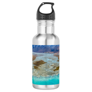 Lake Tekapo und Southern Alps, Neuseeland Edelstahlflasche
