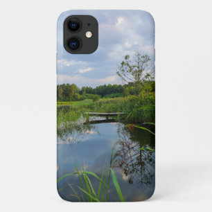 Lake Trees Sky Pier Belarus Nature iPhone 11 Fall Case-Mate iPhone Hülle