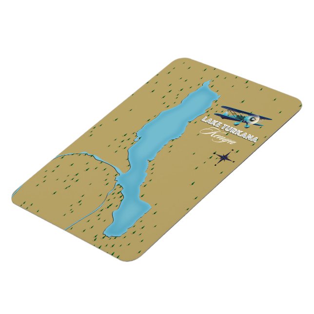 Lake Turkana Kenya Magnet (Linke Seite)