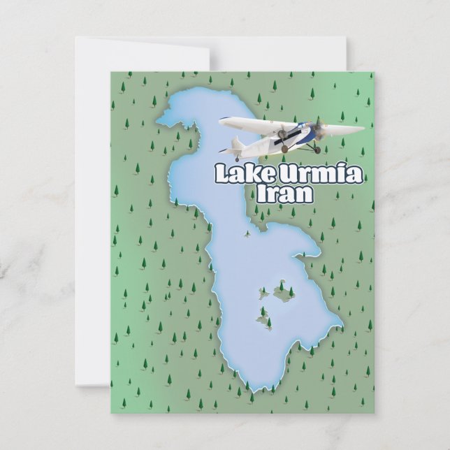 Lake Urmia Iran Reiseplan (Vorderseite)