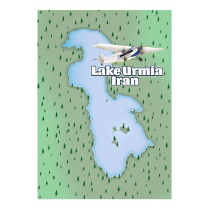 Lake Urmia Iran Reiseplan Fotodruck