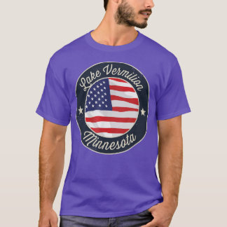 Lake Vermilion - Patriotic Minnesota Souvenir T-Sh T-Shirt