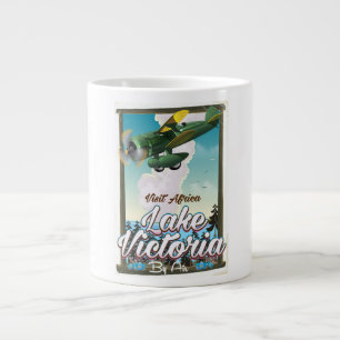 Lake Victoria Afrikanisches Urlaubsposter Jumbo-Tasse