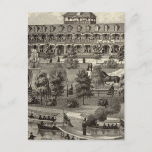 Lake View House in Asbury Park, NJ Postkarte