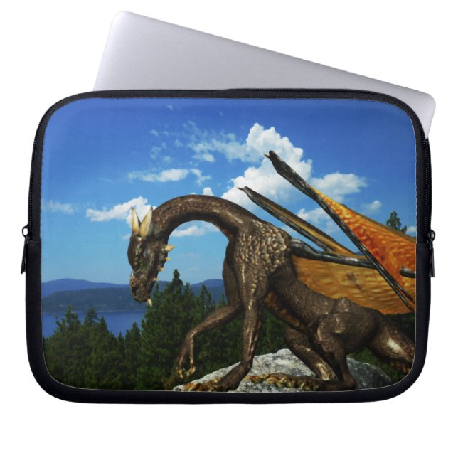 Lake View Laptop-Sieb Laptopschutzhülle (Vorderseite)