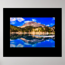 Lake View Lassen Volcanic National Park Poster