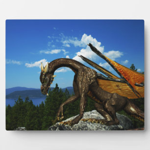Lake View Plaque Fotoplatte