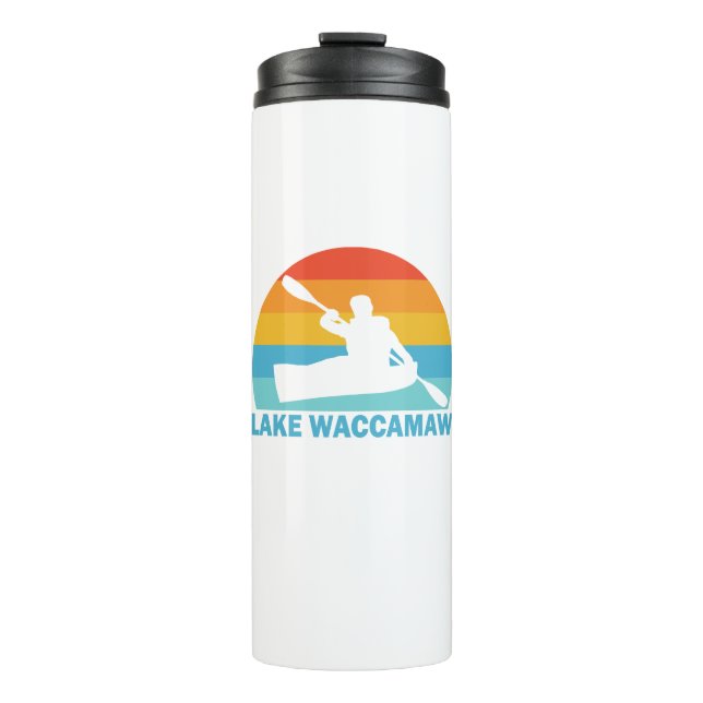 Lake Waccamaw North Carolina Kayak Thermosbecher (Vorderseite)