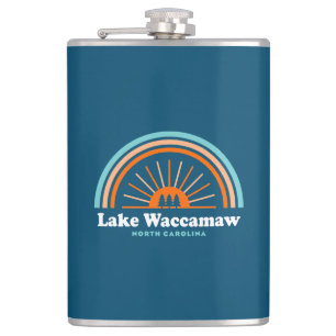 Lake Waccamaw North Carolina Regenbogen Flachmann
