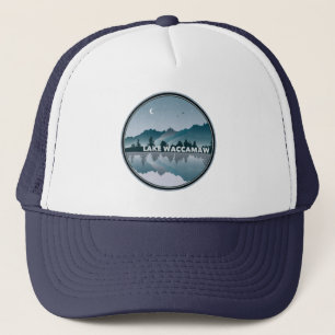 Lake Waccamaw North Carolina Spiegelung Truckerkappe
