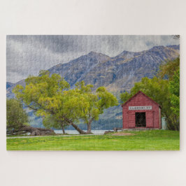 Lake Wakatipu Landschaft Glenorchy Neuseeland Puzzle