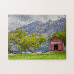 Lake Wakatipu Landschaft Glenorchy Neuseeland Puzzle