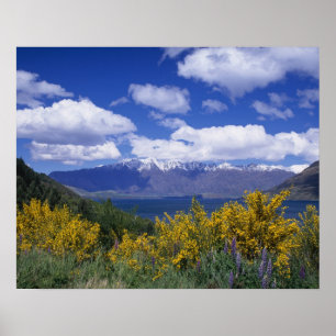 Lake Wakatipu und die Remarkables, Queenstown, Poster