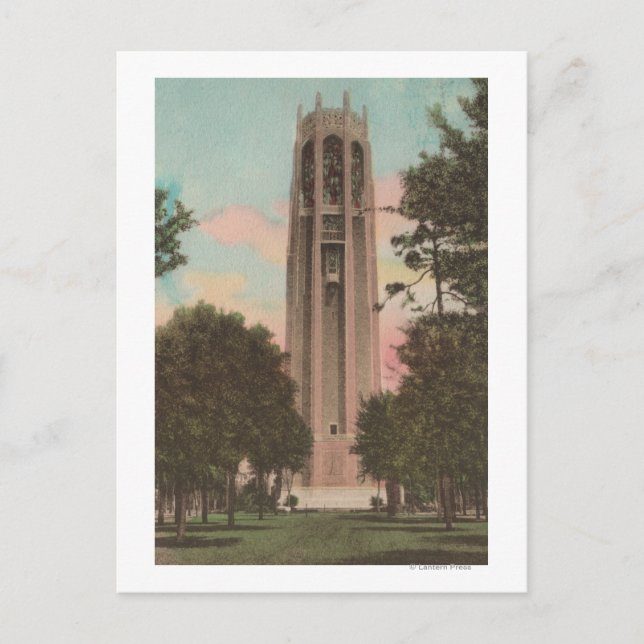 Lake Wales, FL - Außenansicht des Singings Postkarte (Vorderseite)